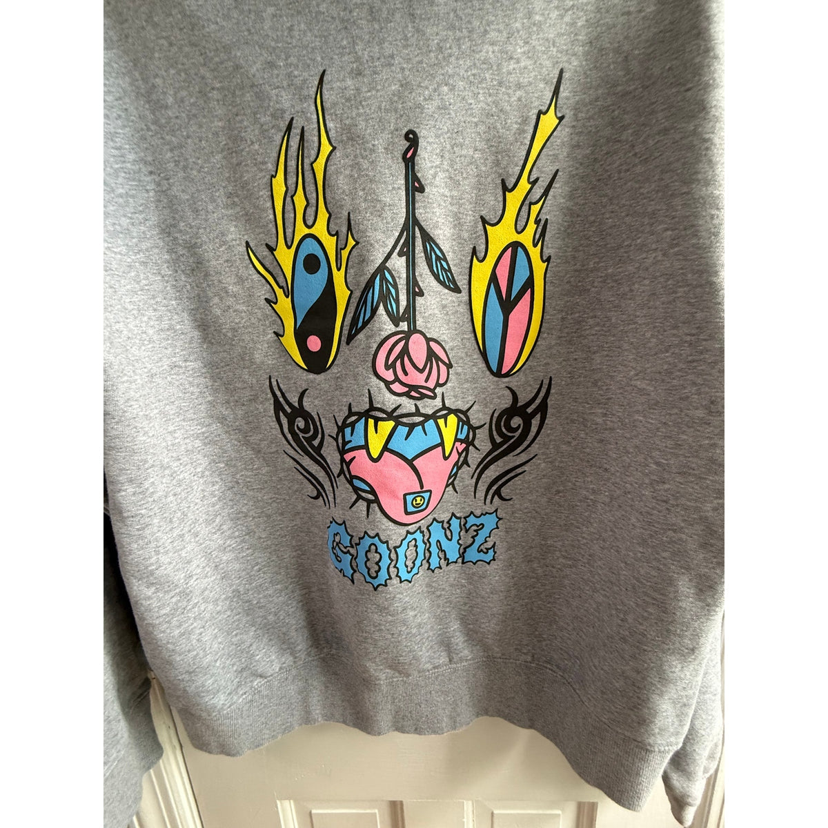 Rare Gooz World "Butterfly Samurai" Heavyweight Hoodie