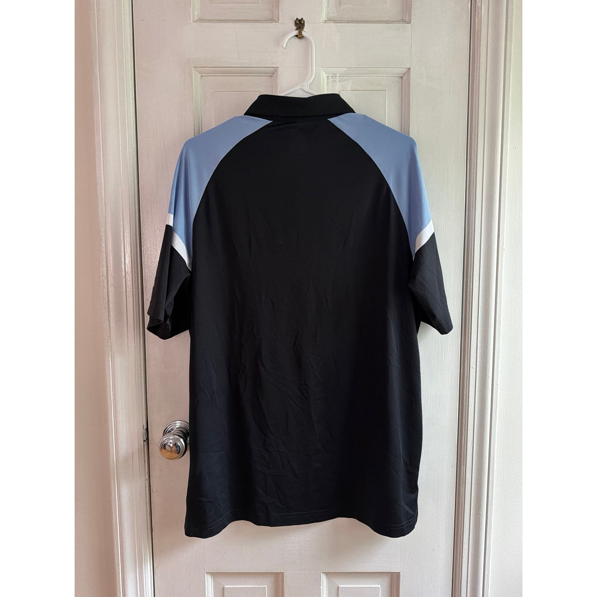 Callaway Size Medium Callaway Men's Opti-Dri Performance Golf Polo Blue and Black