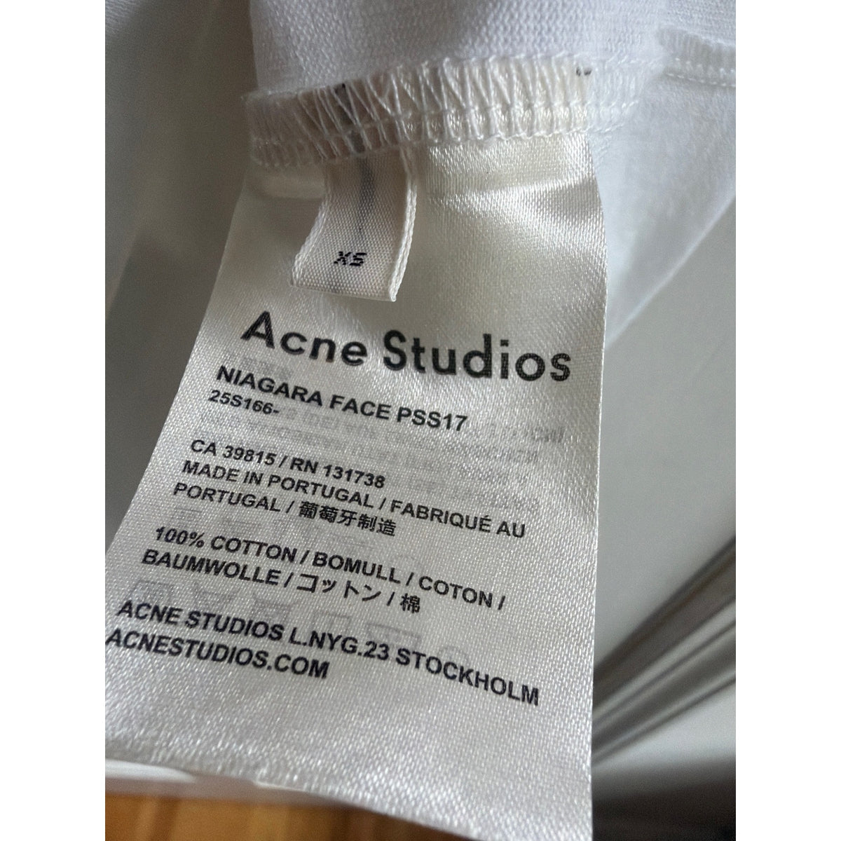 Acne Studios Terrazzo Boxy College Print Sweatshirt Unisex Large 💎 Grail