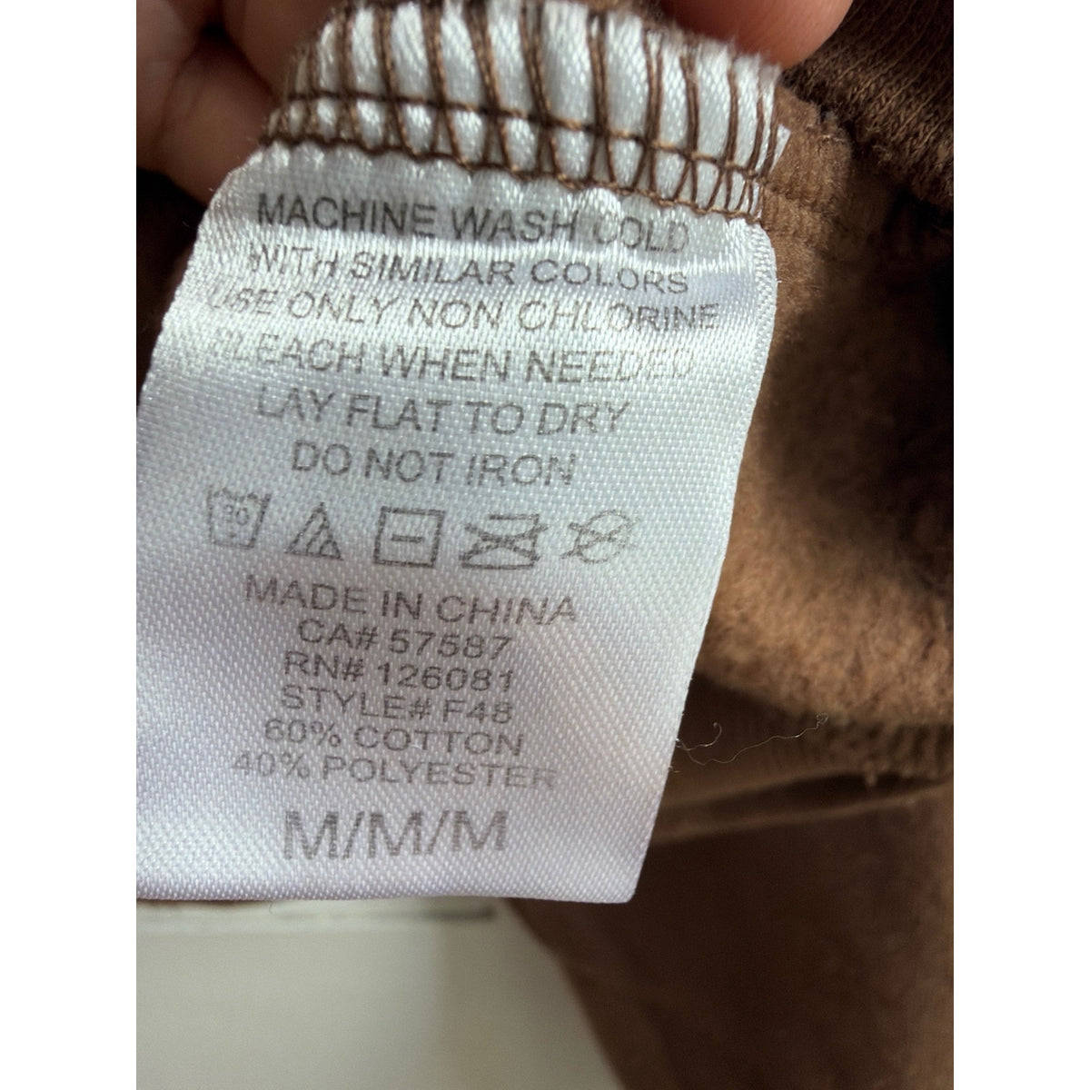 Reason Clothing Skull & Mushroom "LOVE / HATE" Graphic 
Hoodie - Brown, Medium