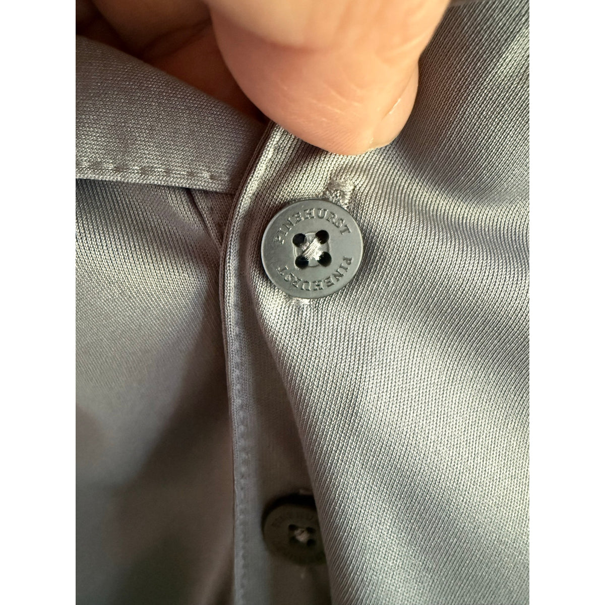 Official Adidas Pinehurst Gof Club NWT Polo Grey Large