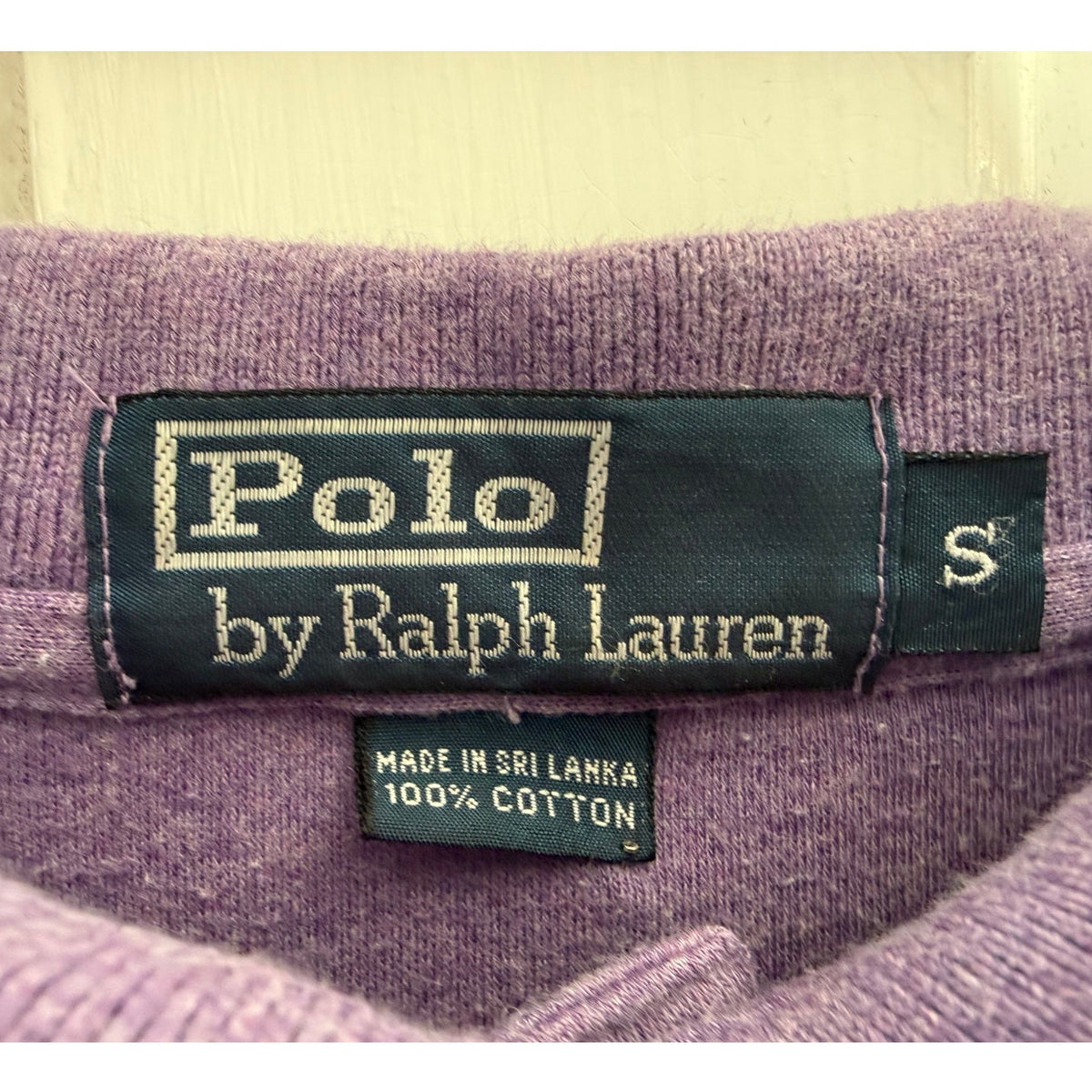 Vintage Polo Ralph Lauren Light Purple Polo Medium EUC Blue Pony