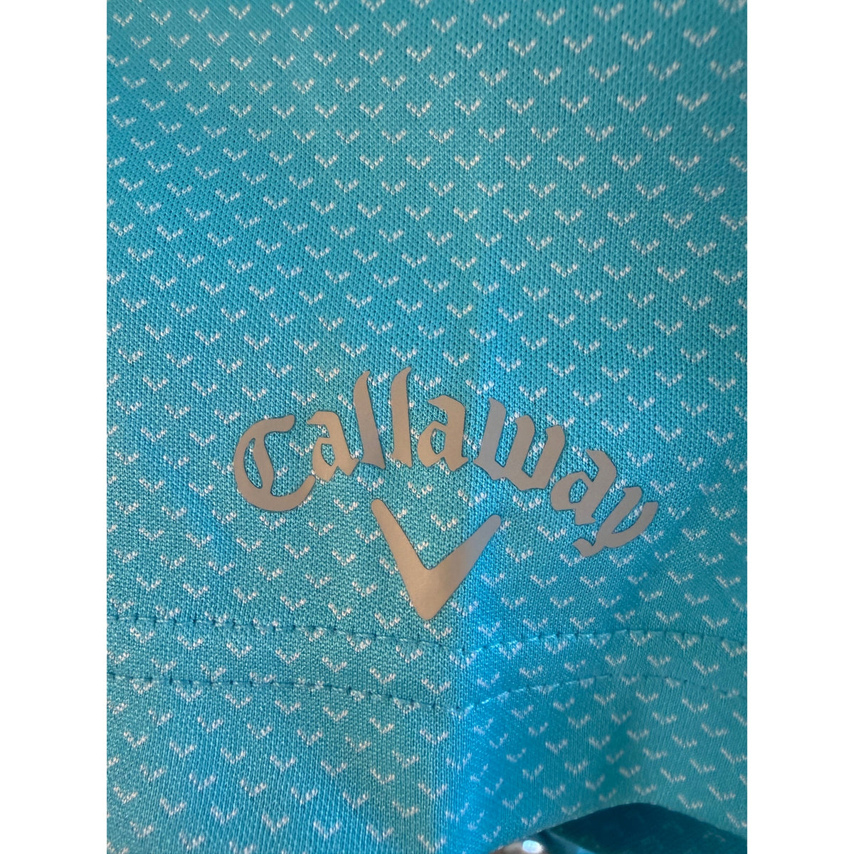 Callaway Men's Heather Geo Print Golf Polo Men's Medium