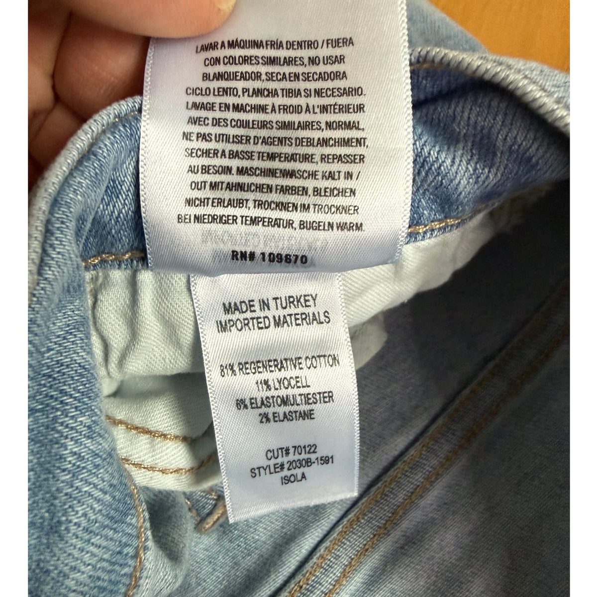 Citizens of Humanity Isola Cropped Boot Jeans Size 27 Light Wash EUC
