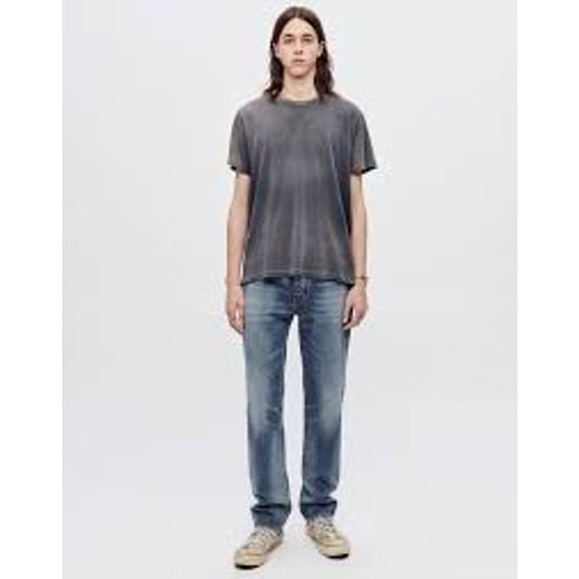 NWT RE/DONE Men's 1401 Straight Jeans - Mid Worn Light Blue 👖✨