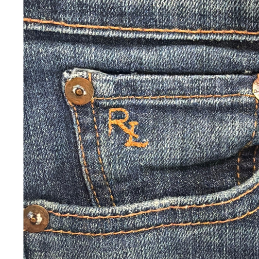 Polo Ralph Lauren Size 27  Tompkins Skinny Crop Low Rise Ripped Skinny   Jeans