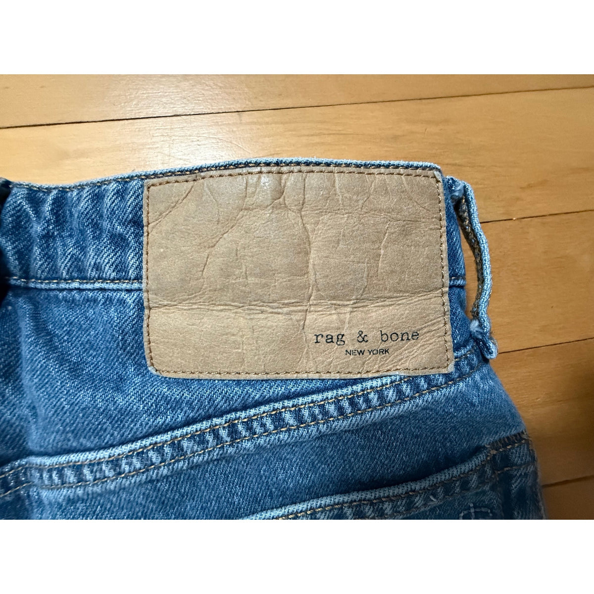 Rag & Bone High-Rise Wide-Leg Jeans Blue - Size 26 EUC