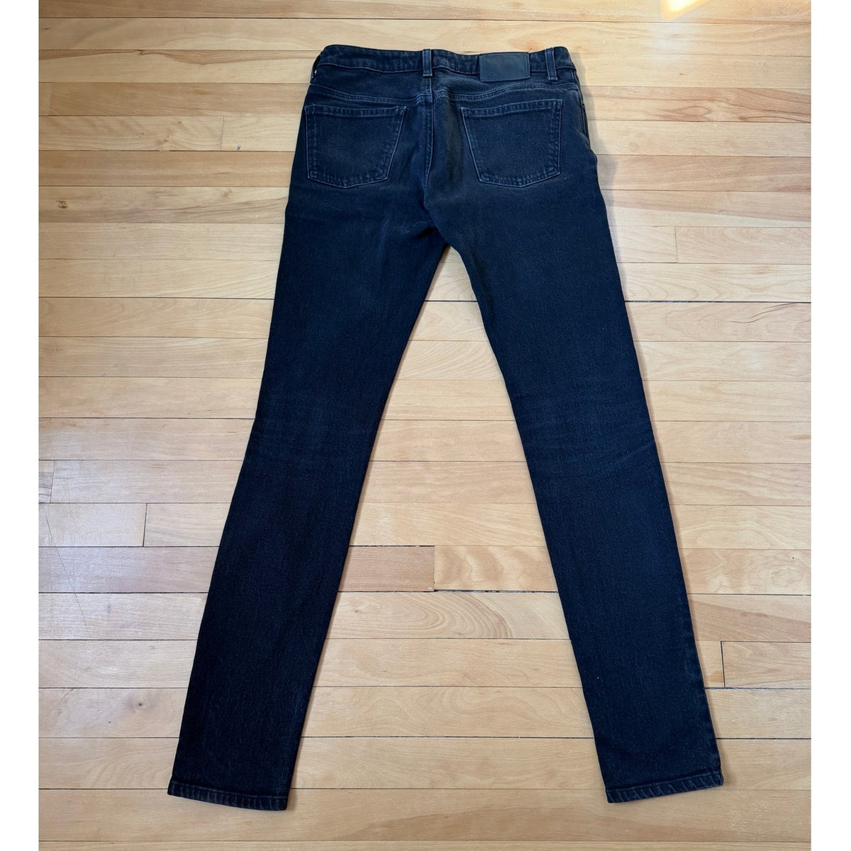 Vintage Anna Sui Jeans Size 6 Black Skinny Y2K Goth Indie EUC