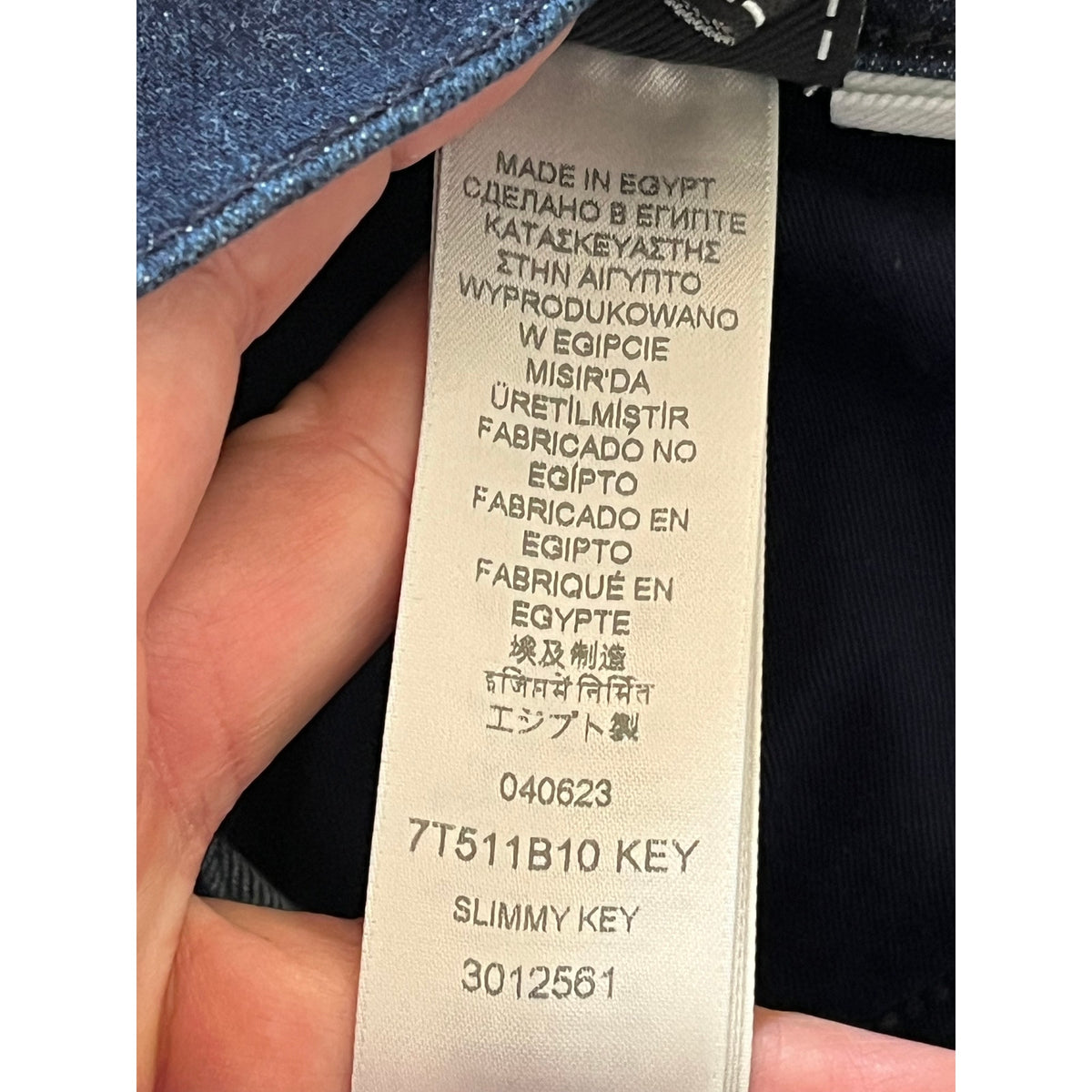 7 For All Mankind Slimmy Key Slim Straight Leg Jeans