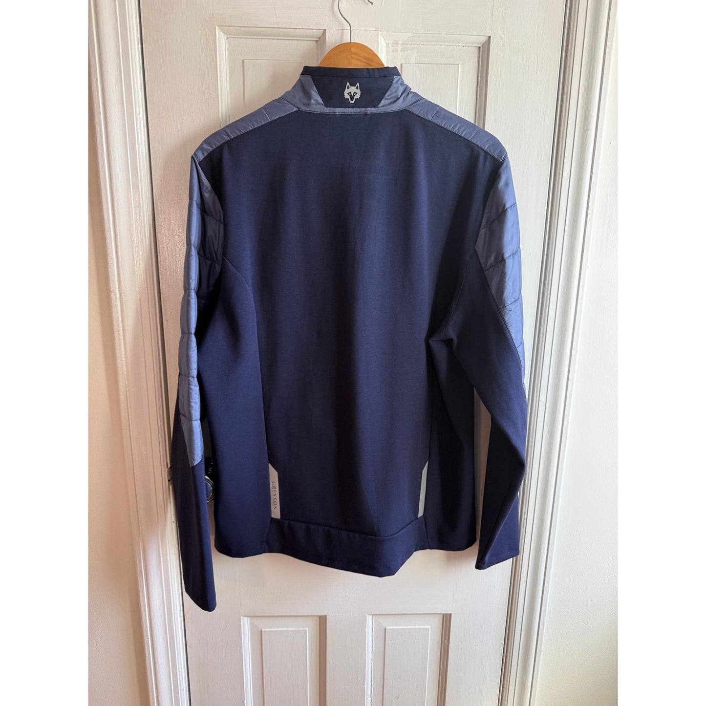 Greyson Men’s Gratiot Hybrid 1/4 Zip Pullover - Maltese Blue/Navy - NWOT - Medium