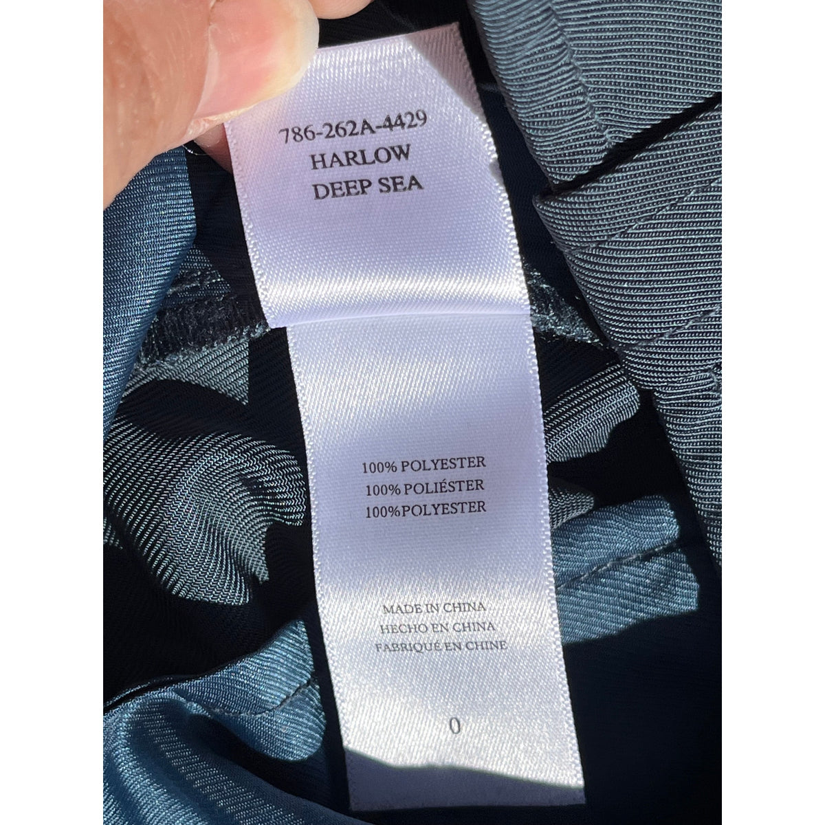 🌊 Rails Harlow Deep Sea Wide-Leg Satin Trousers Size 0 🌊