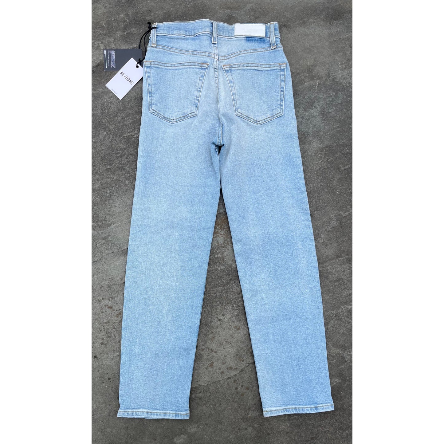NWT RE/DONE 70s Stovepipe Jeans River Fade Light Wash 24 🦋