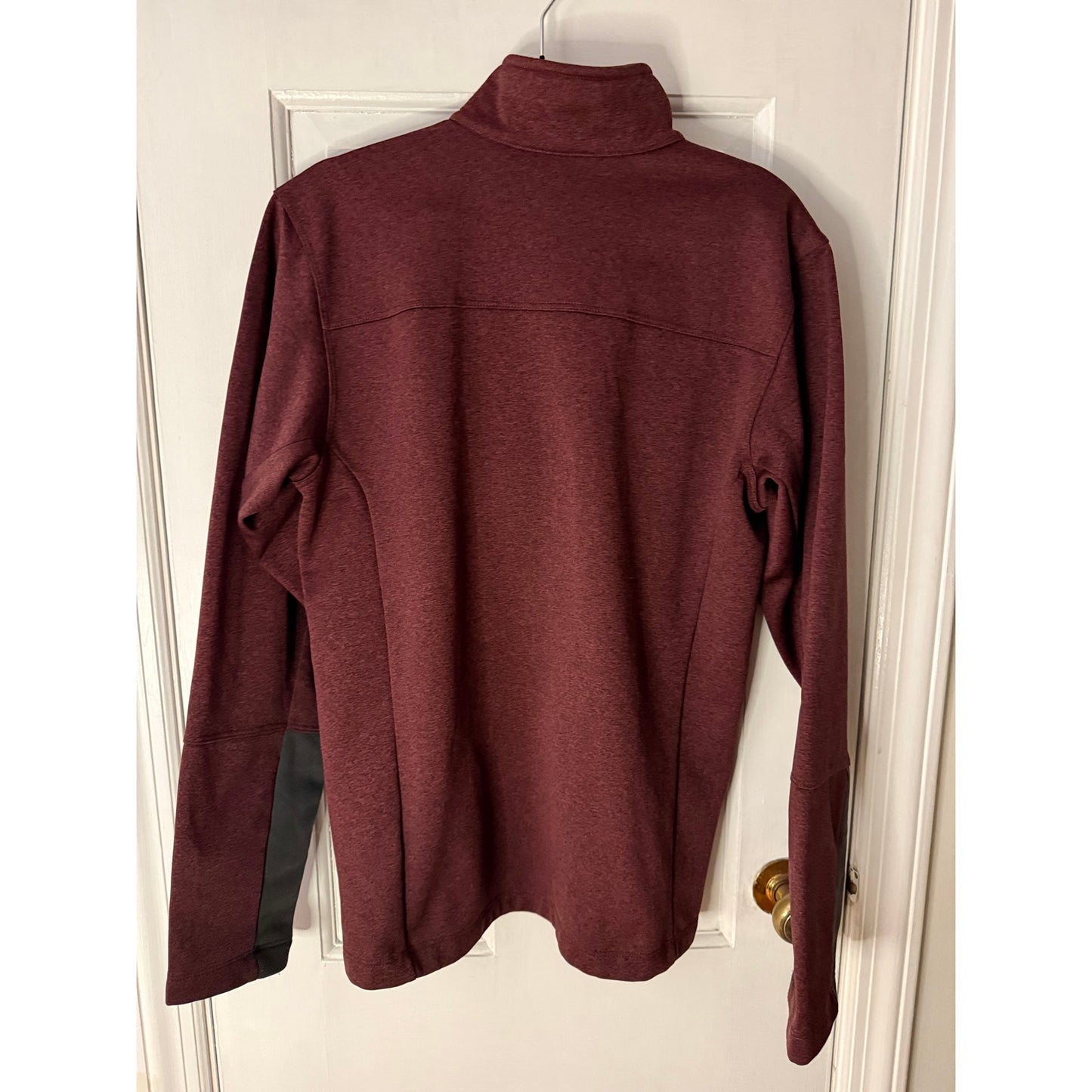 The Northface Men's 1/4 Zip Pullover - Wine Size Small
