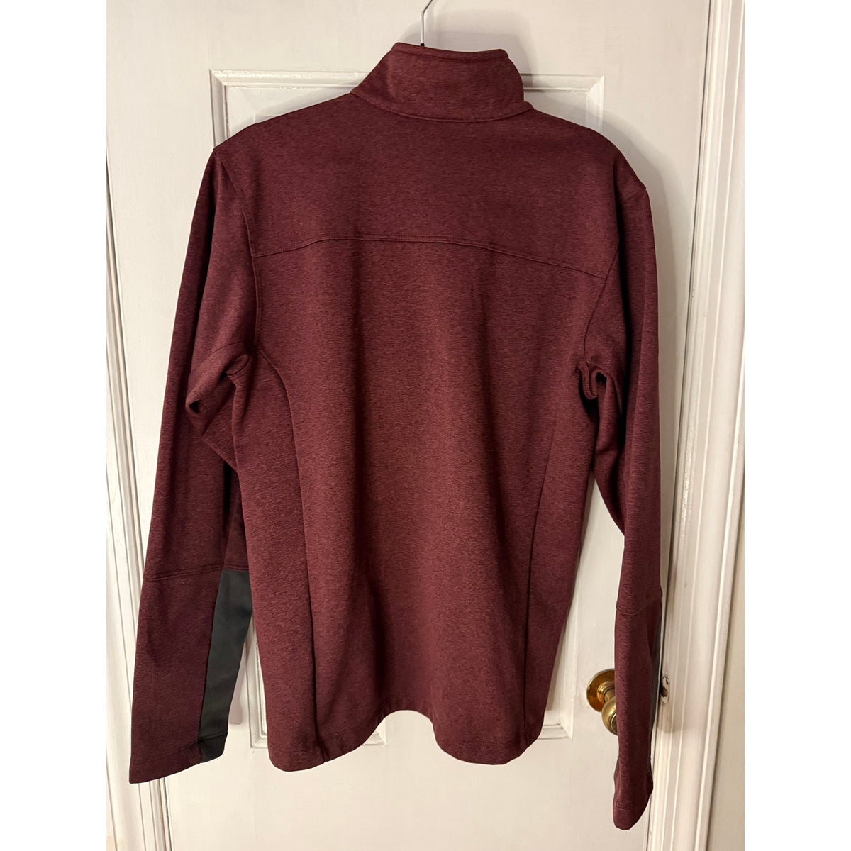 The Northface Men's 1/4 Zip Pullover - Wine Size Small