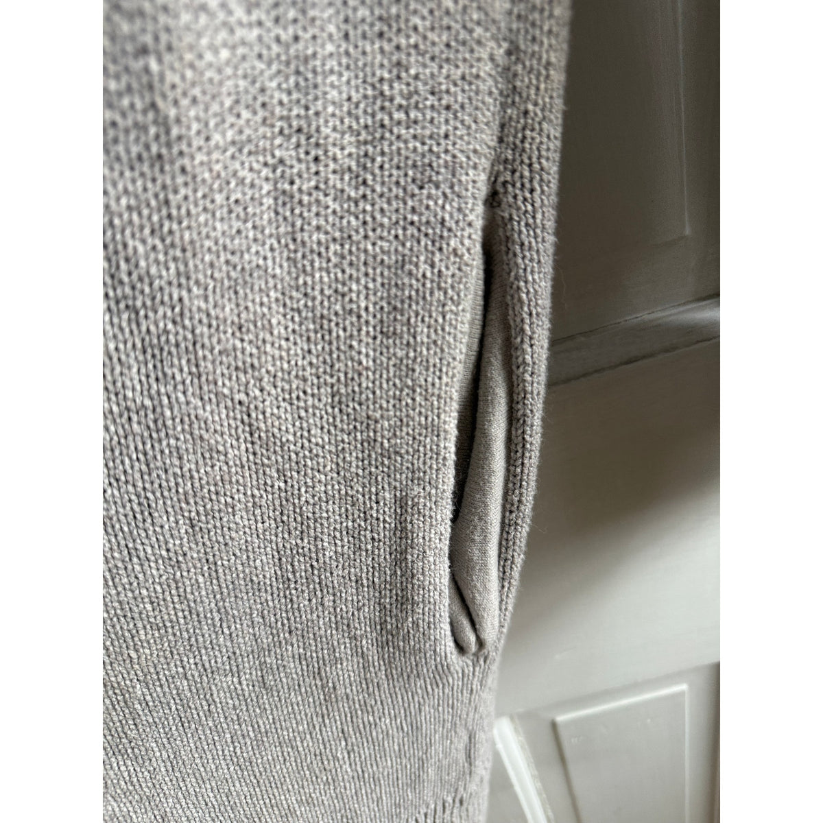 James Perse Cardigan Beige Super Soft - Size 1/SM