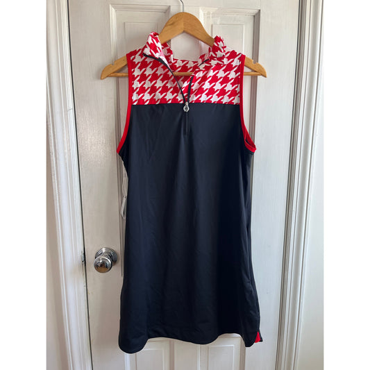 ⛳ KINONA Hana "Smolder Shoulder" Sleeveless Golf Dress, Size Medium
