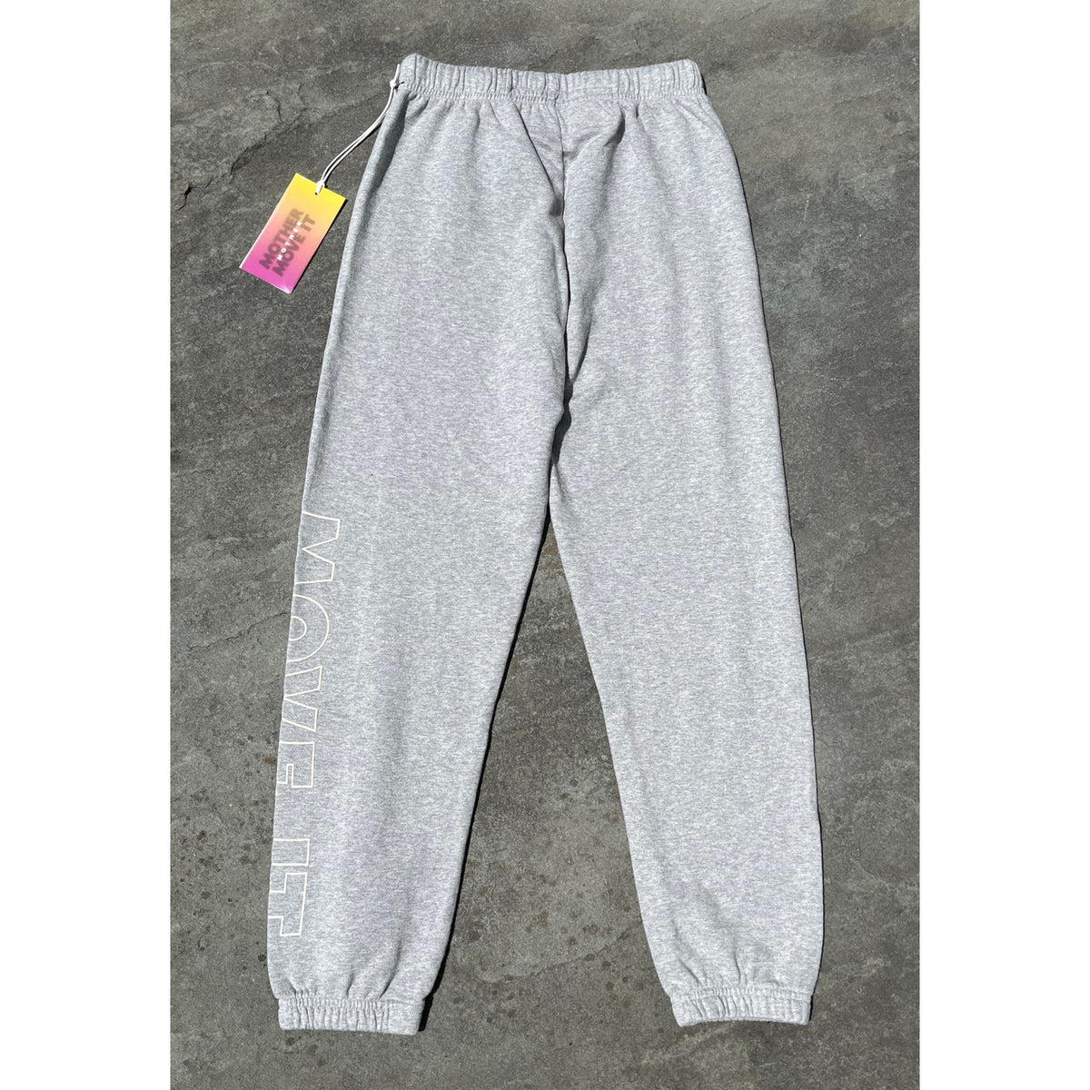 MOTHER Move It The Bender Ankle Sweatpants Heather Grey Small NWT