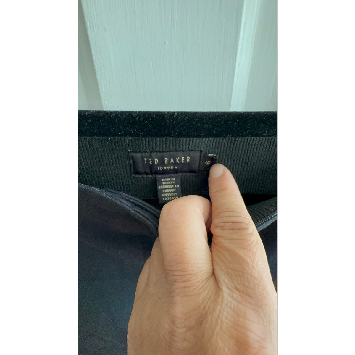 Ted Baker London Black Wide Leg Trouser Women's Size 6 T (US 12)