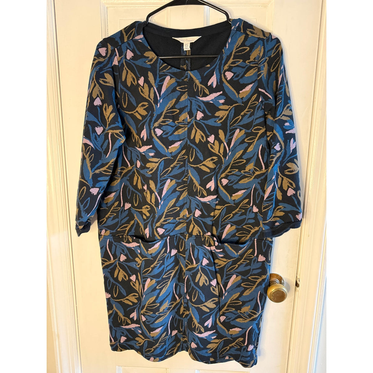 Seasalt Cornwall Tunic Dress Black/Blue Size 4 Condition Good