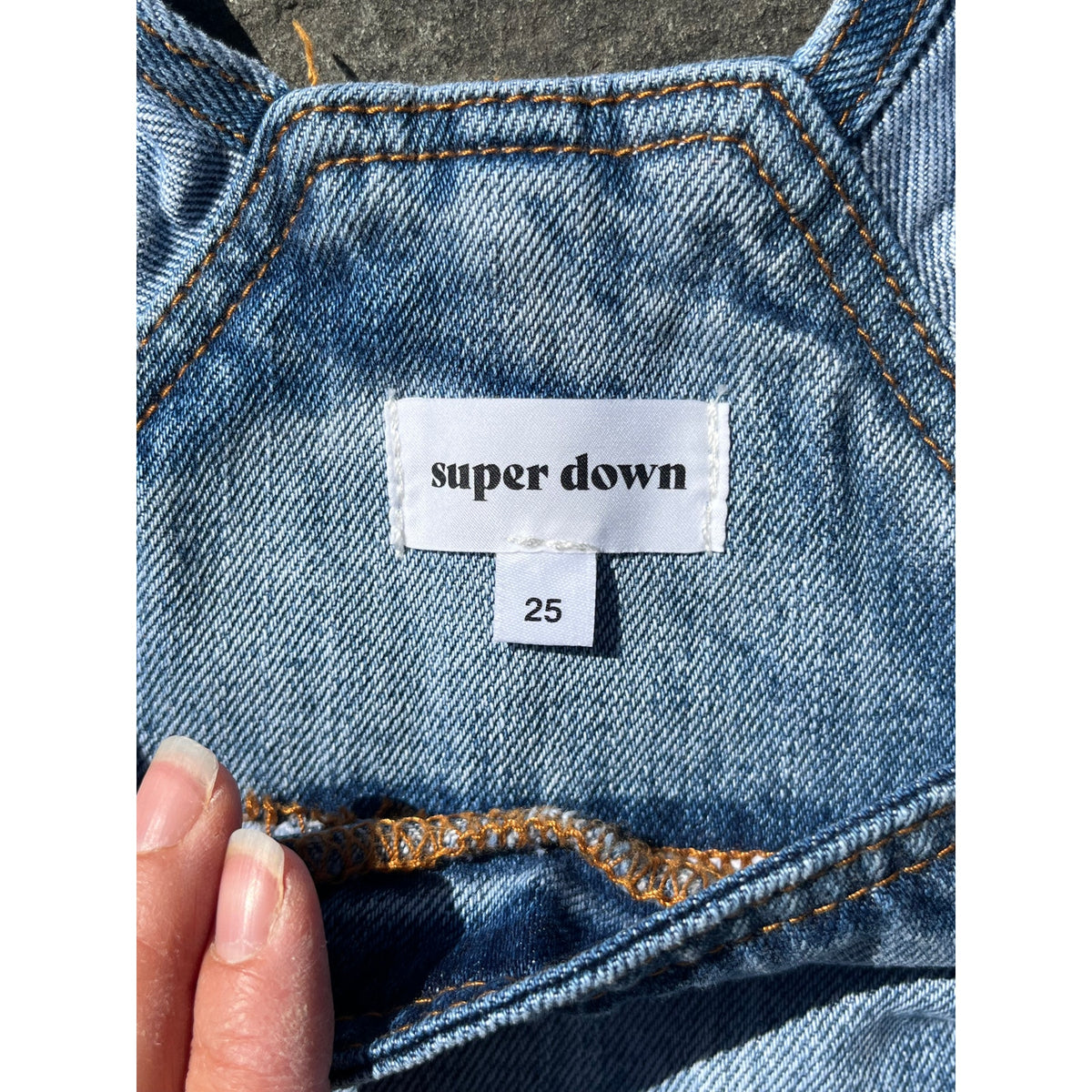Superdown Diem Overall Shorts 25 Light Wash Denim Shortalls Revolve Raw Hem ☀️