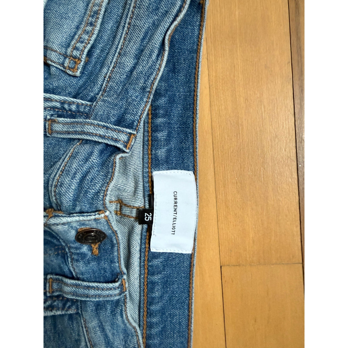 Current/Elliott The High-Waist Ankle Skinny Stiletto Jeans - 25 - EUC