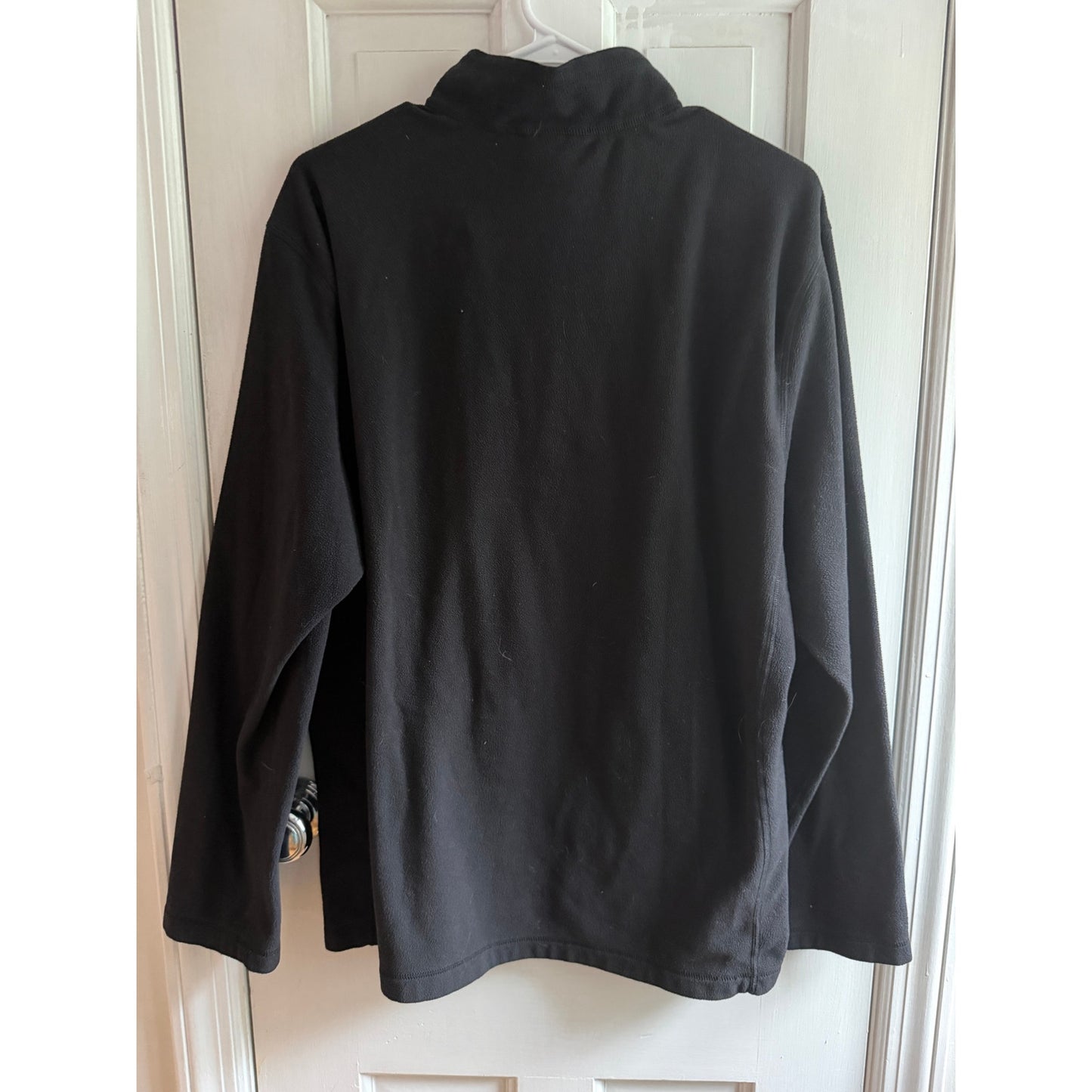 The North Face Mens XL Black Fleece Pullover Jacket Quarter Zip EUC