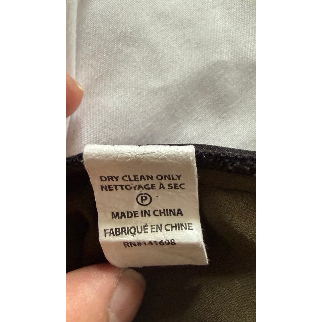 Ramy Brook Black & Olive Stripe Pants | Size 4 | EUC | Rent the Runway