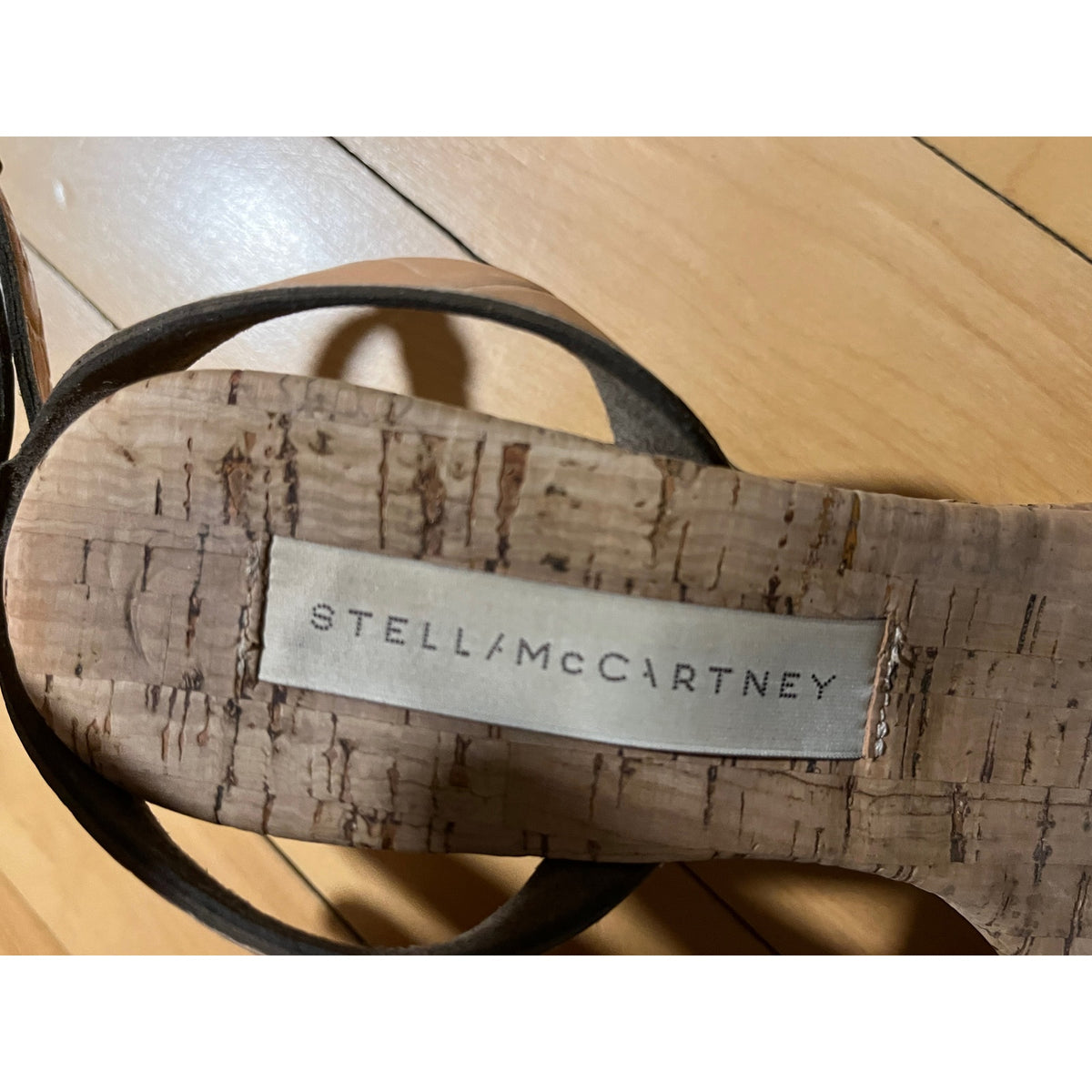 Stella Mccartney Cork Heel Sandals Size 7