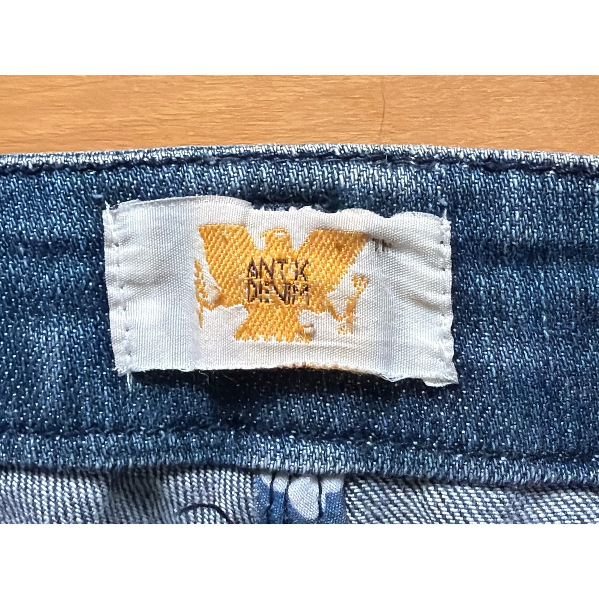 Antik Denim Vintage Bootcut Jeans Distressed Y2K Embroidered Pockets Size 29