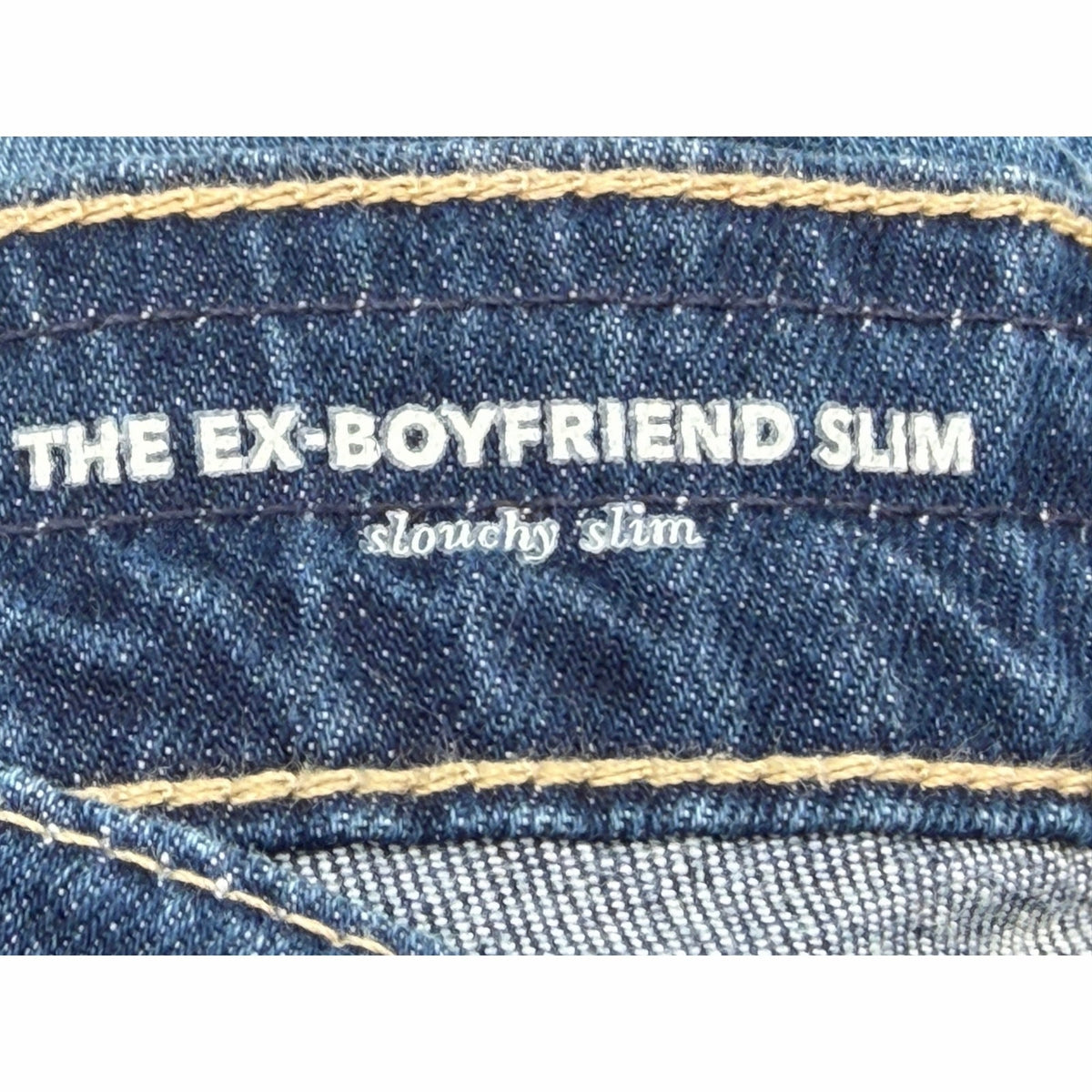 AG Adriano Goldschmied The Ex-Boyfriend Slim Distressed Jeans Size 27