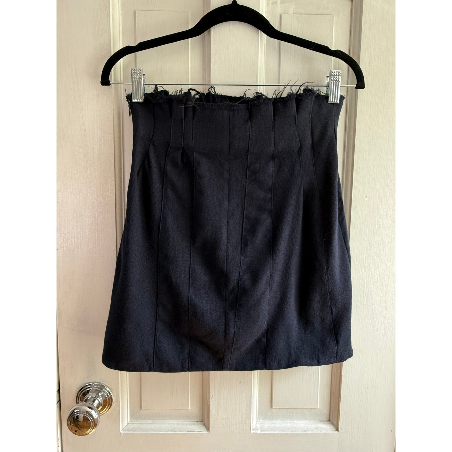 Rare Jacquemus SS17 "Les Santons de Provence" Frayed Mini Skirt - US 2, EU 34