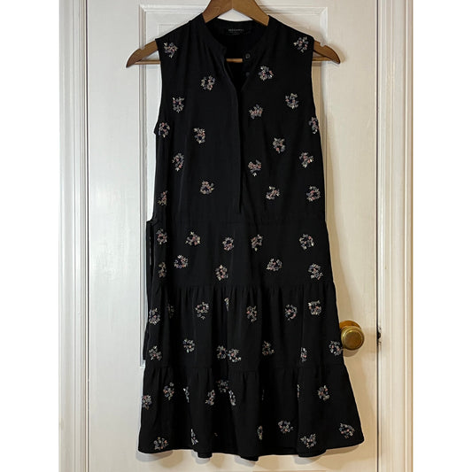 ✨ RARE AllSaints Embellished Beaded Anouk Lin Dress Sz 4