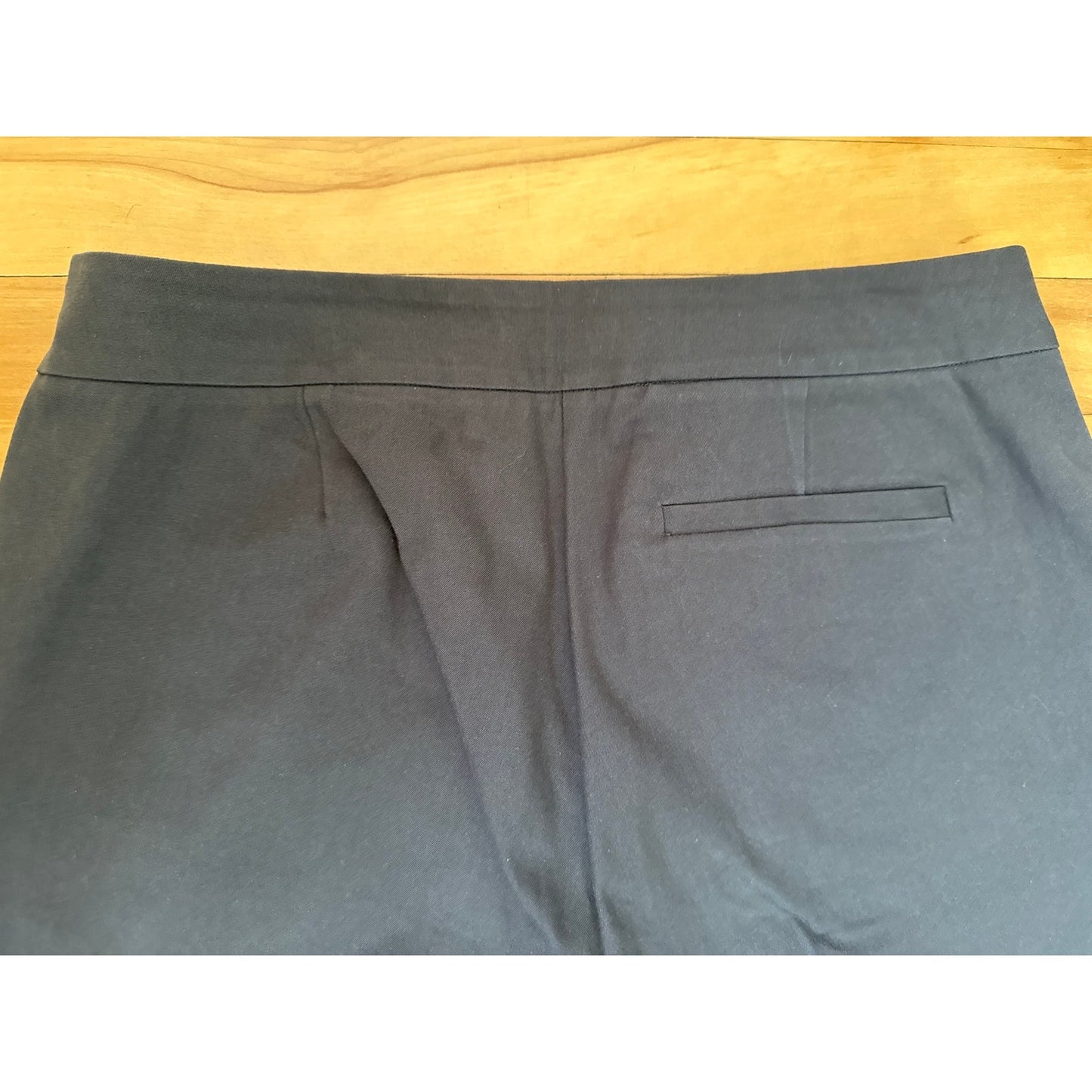 Eileen Fishee Size XS Gray Mid Rise Zipper Ankle Trouser