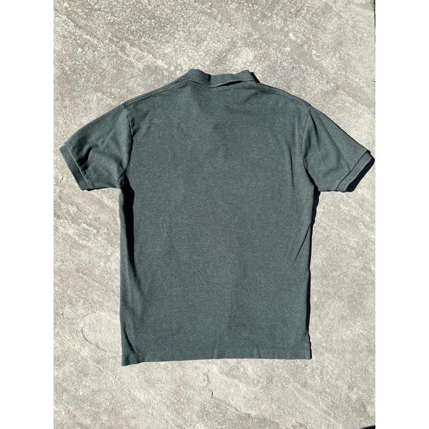 Vtg Polo Ralph Lauren Classic Fit Shirt Grey Green Heather, Sz Small