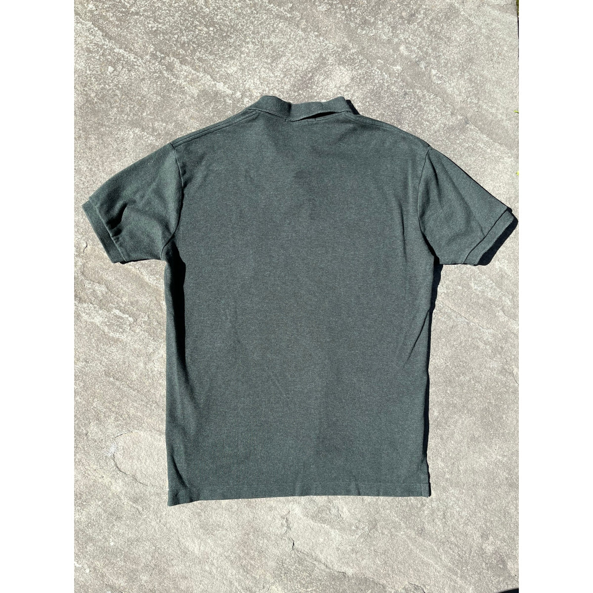 Vtg Polo Ralph Lauren Classic Fit Shirt Grey Green Heather, Sz Small