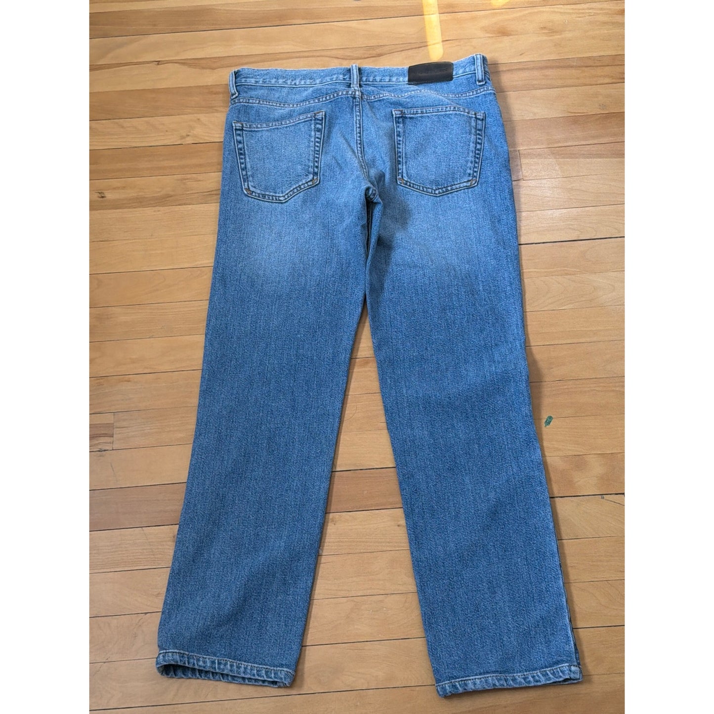 Emporio Armani Size 34 Light Wash Relax Fit Straight Leg Jeans