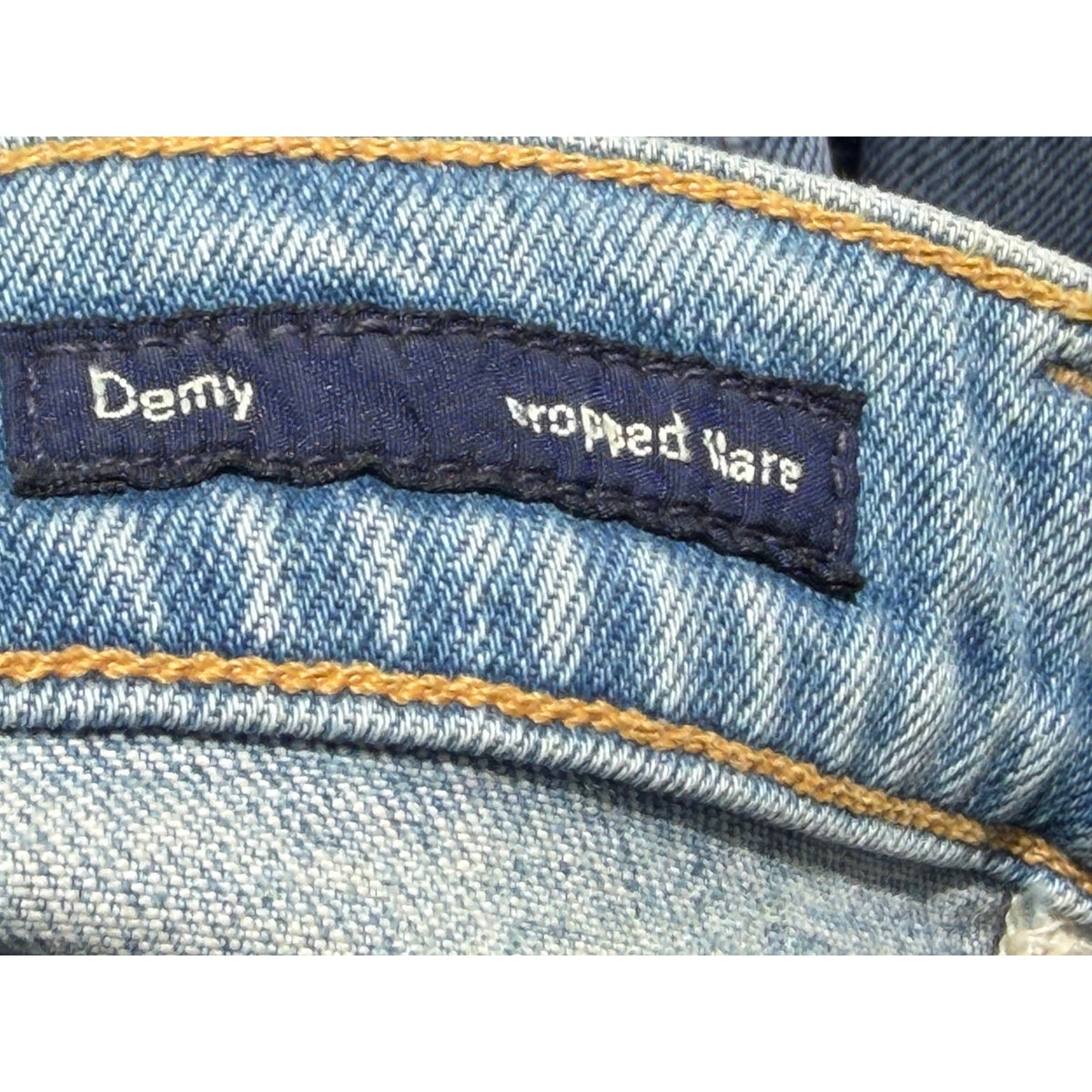 Citizens of Humanity Size 29 Demy Cropped Flare Fit Mid Rise Blue Jeans