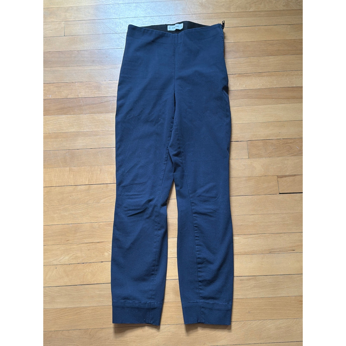 Everlane Size 00 High Rise Slim Fit Navy Blue Trousers