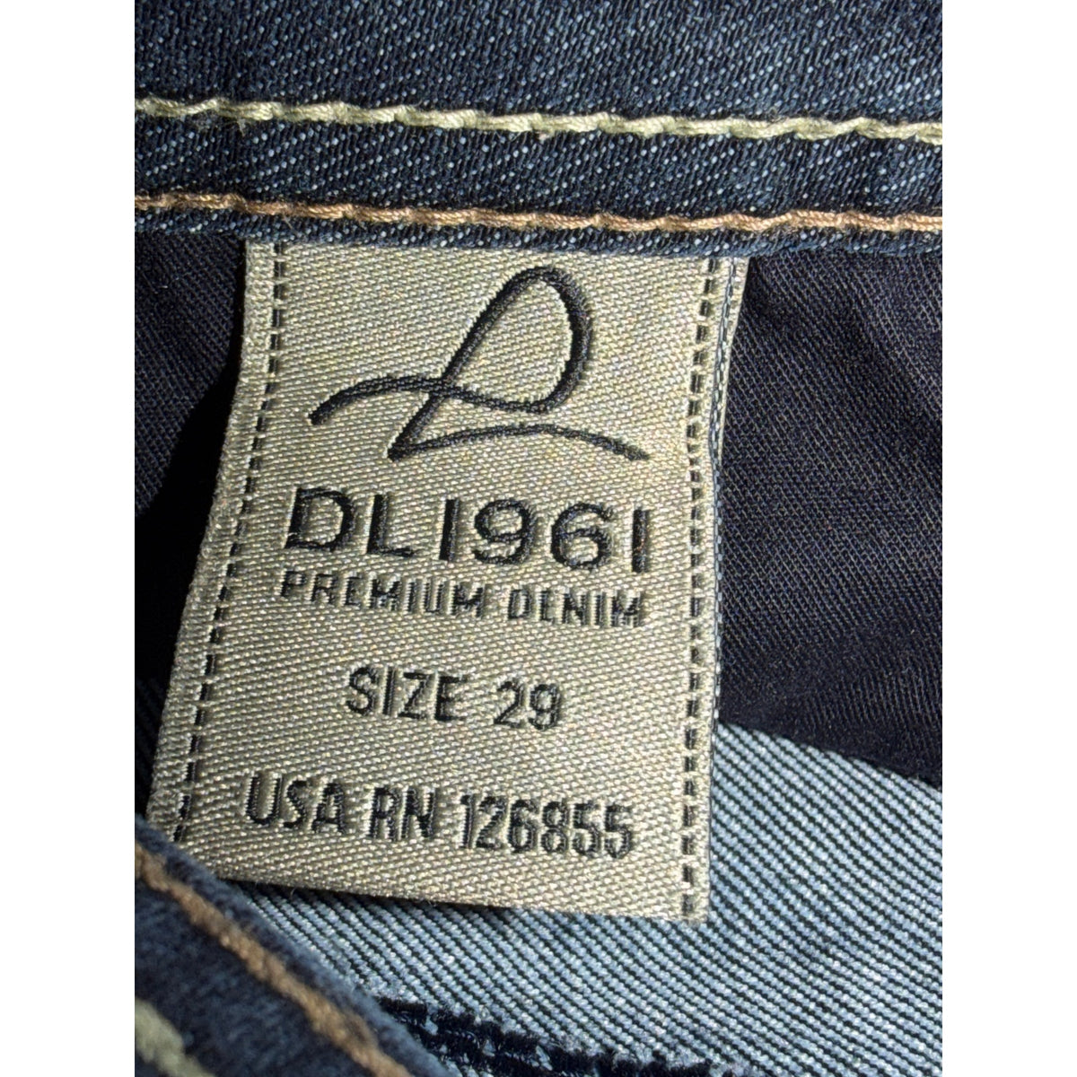 DL1961 Milano 4Way 360 Stretch Dark Wash Straight Jeans Size 29 Inseam 30