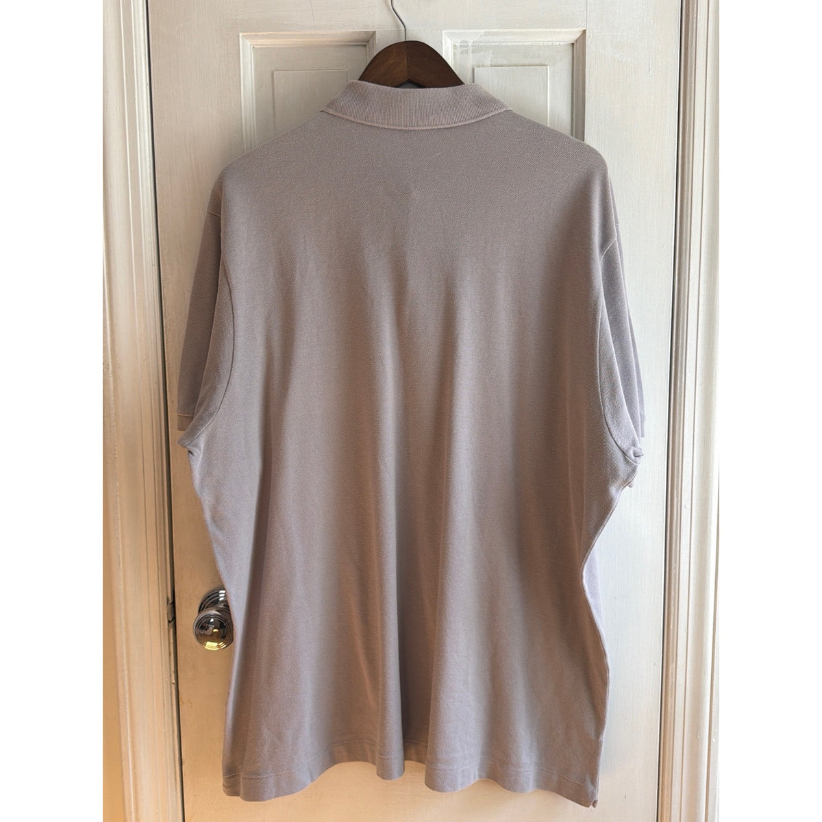 Lacoste Classic Short Sleeve Piqué Polo Shirt - Taupe / Soft Beige, Size 9 / 4XL