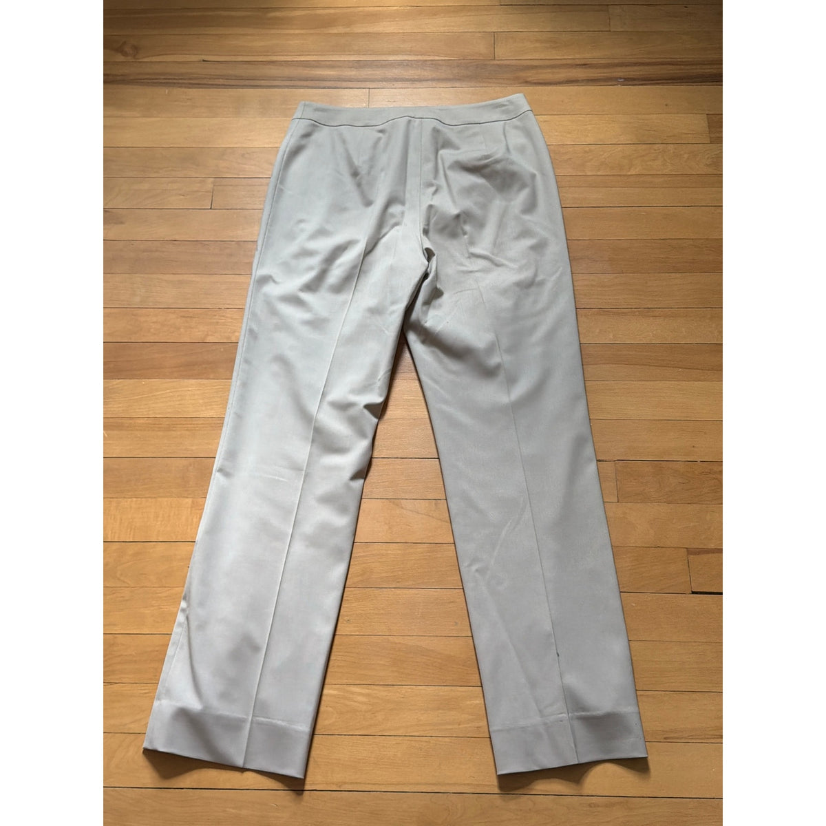 Lafayette 148 Size 2 Beige Mid Rise Borrow Style Pants