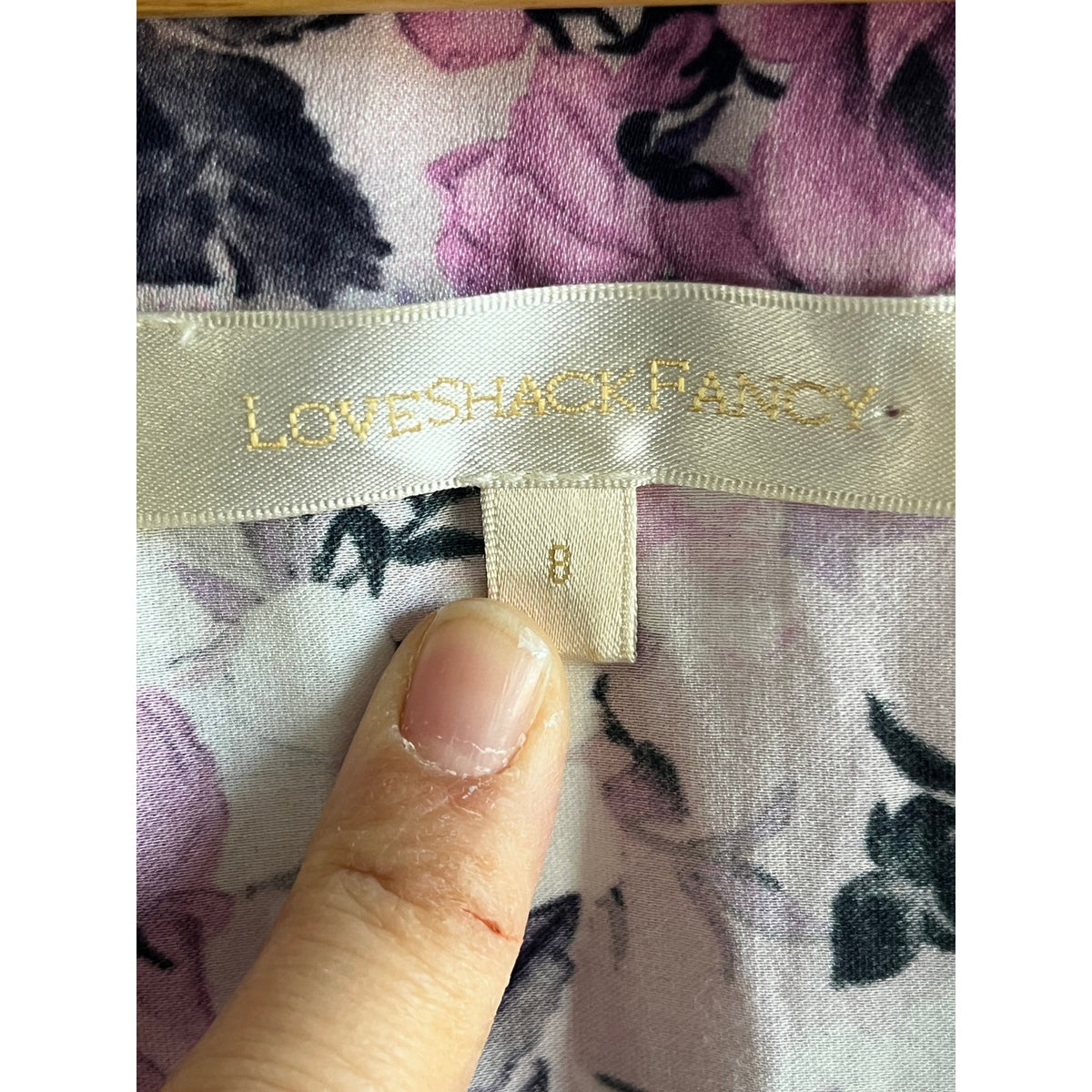LoveShackFancy Higgins Dress 🌸 Sandy Pink Shores Silk Blend Mini Size 8