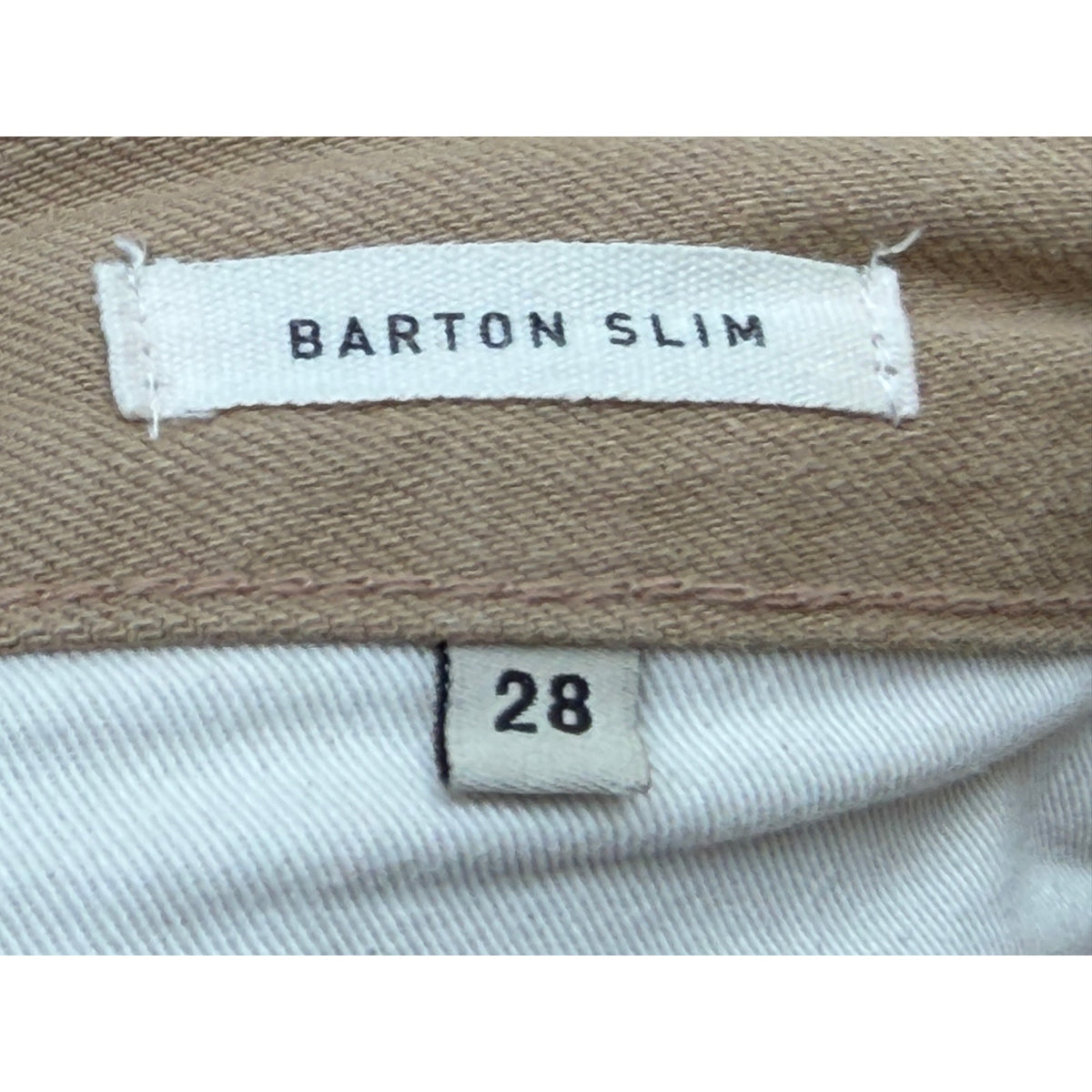 Imogene + Willie Barton Slim Tan Khaki Denim Cropped Pants Size 28