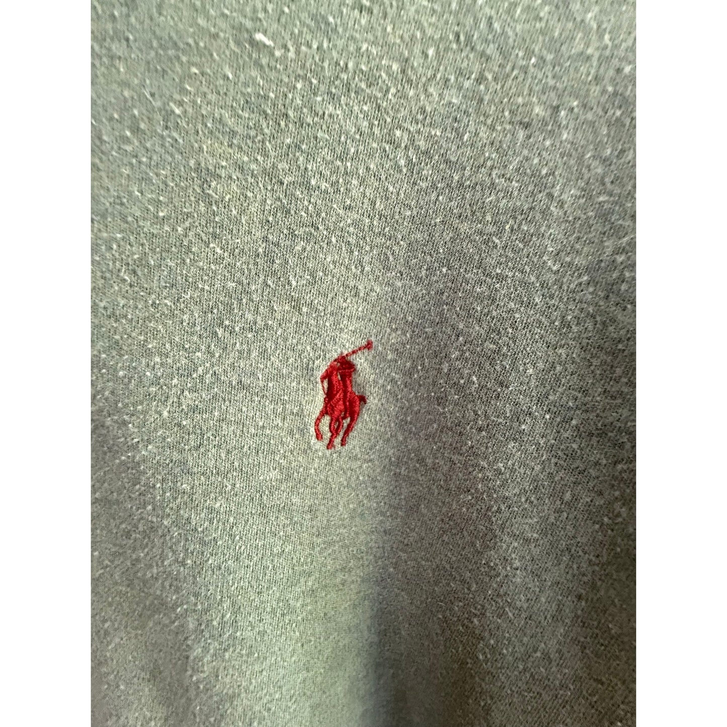 Vintage Polo Ralph Lauren Olive Polo Shirt Men's Red Pony Large
