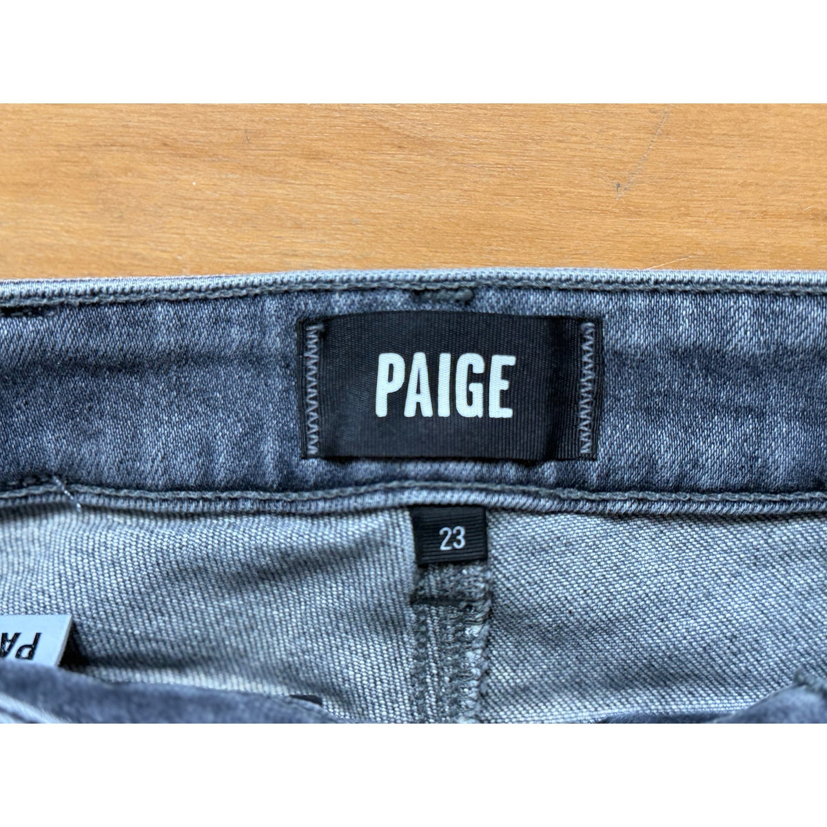 PAIGE Mason Ankle Jeans - Smokey Grey - Size 23 - NWT