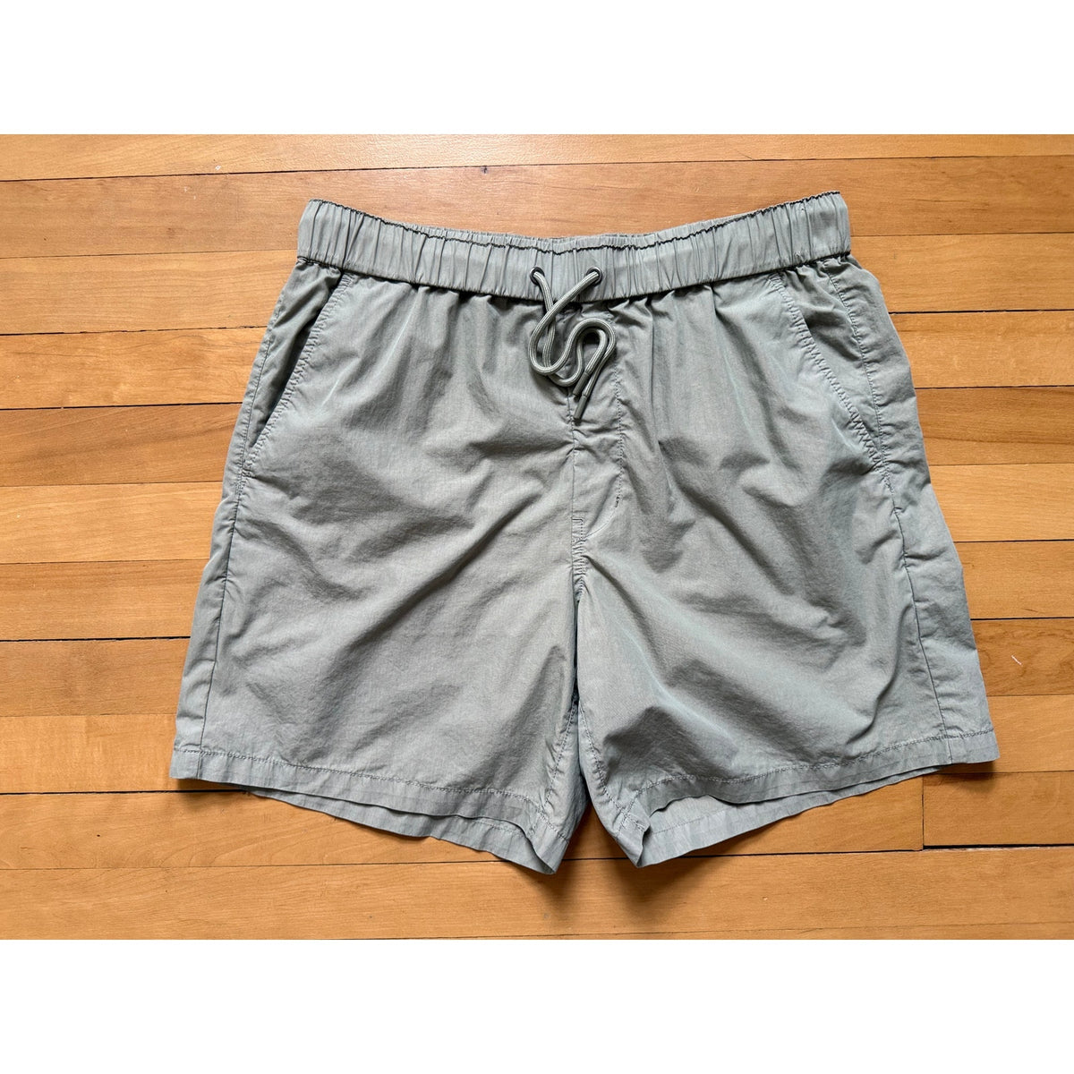 Hudson Jeans Cactus Collection Light Green Drawstring Shorts Small EUC