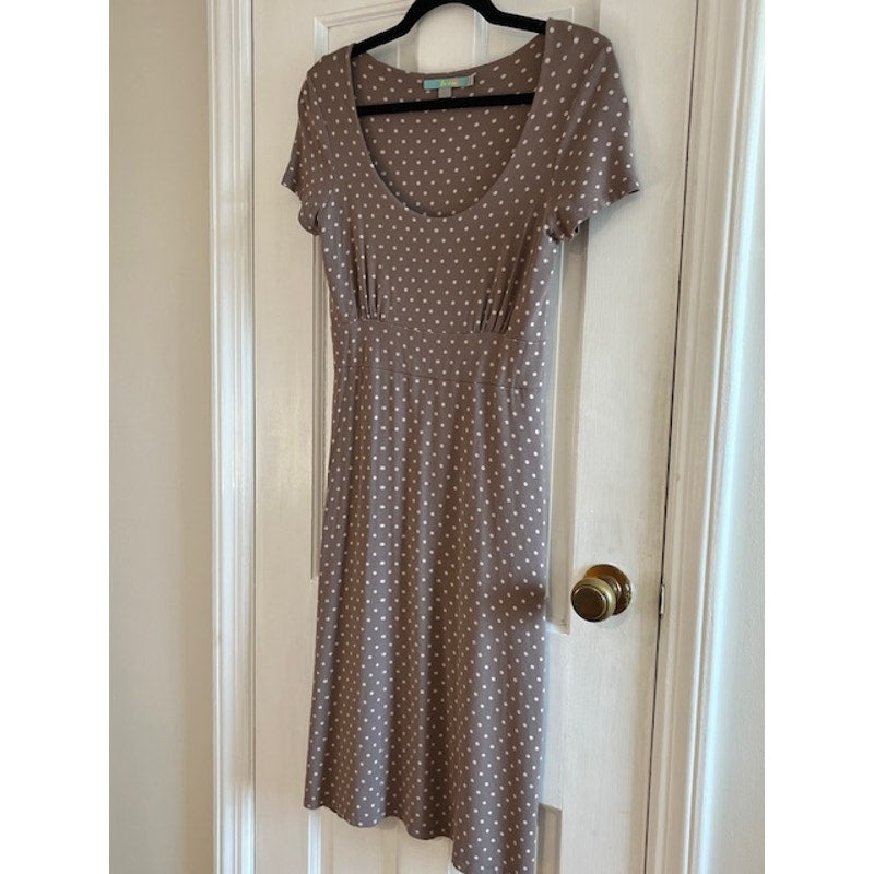 Boden Polka Dot Empire Waist Day Dress - US size 8