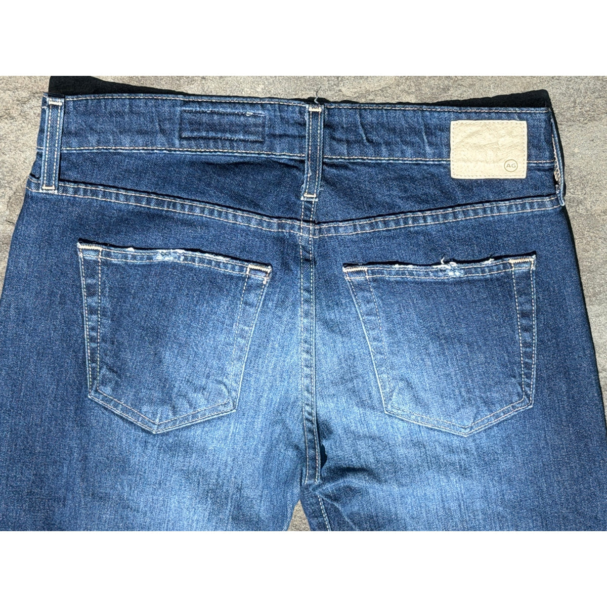 AG The Ex-Boyfriend Skim Slouchy Slim Dark Wash Jean Size 27R