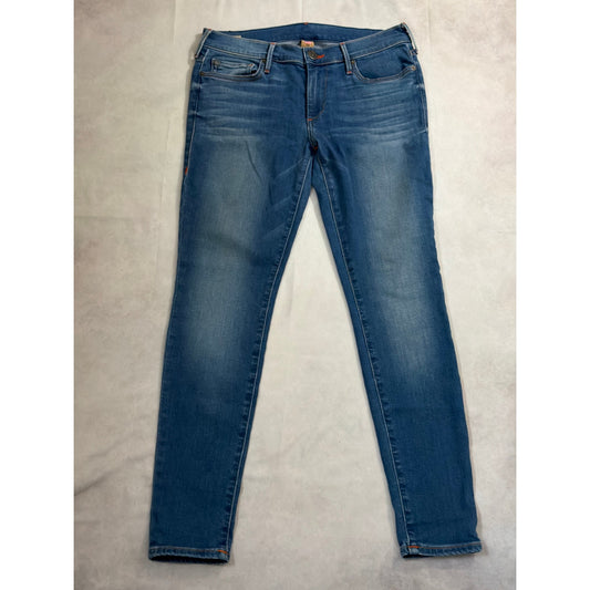 True Religion Size 30 Casey Low Rise Super Skinny Blue Jeans