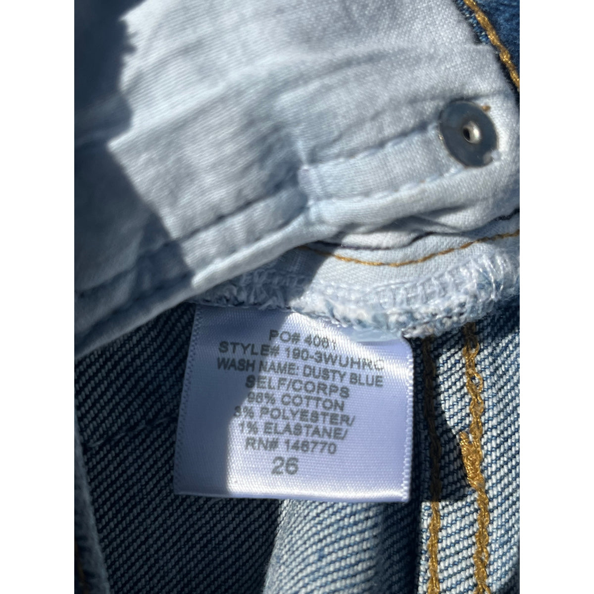 RE/DONE Originals High Rise Skinny Jeans Dusty Blue Size 26 | Fall Transition
